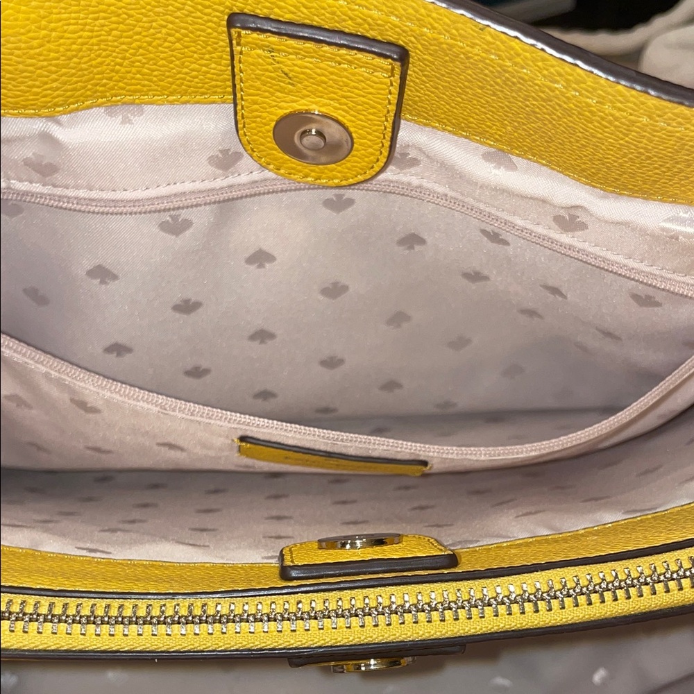 Kate Spade New York Jordyn Chain Handle Tote in Sunflower Yellow - Picture 7 of 16
